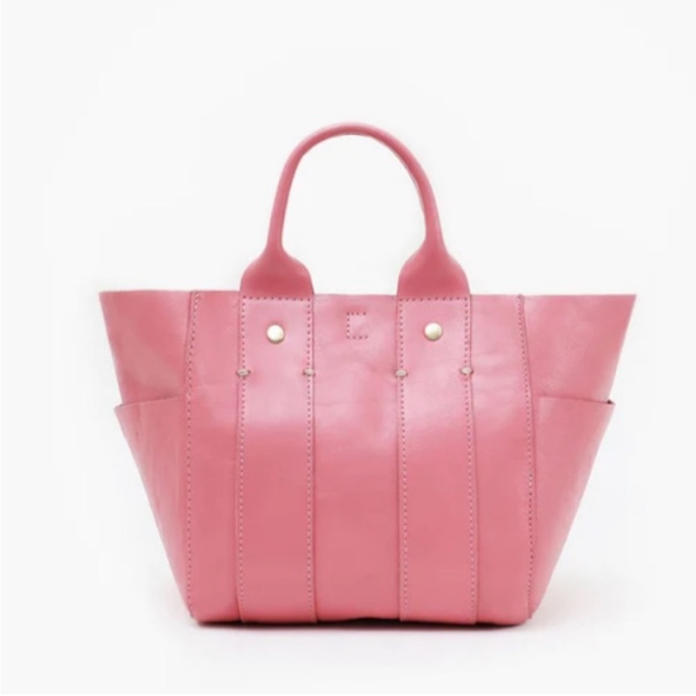 Clare V Petal Pink Le Petite Box Tote Bag